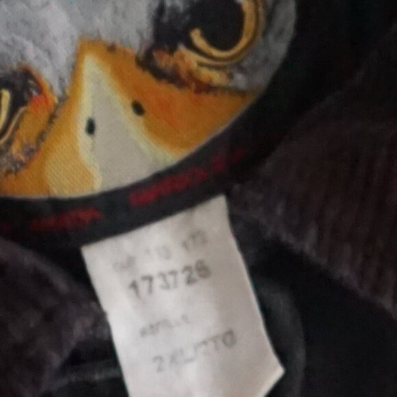 Vintage Tough Duck Black Canvas Detroit Style Corduroy Collar Zip Up Jacket 2XL - Picture 10 of 15